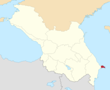 Location in the Caucasus Viceroyalty