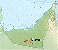 Position der Oase Liwa