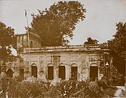 Photograph of a Sikh gurdwara at Dacca (Dhaka) in Bengal, India (now Bangladesh), circa 1920–21