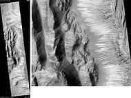 Shalbatana Vallis Floor, as seen by HiRISE. Scale bar is 1000 meters long.