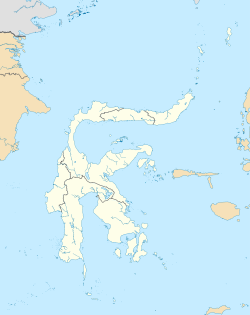Map showing the location of Bantimurung-Bulusaraung National Park