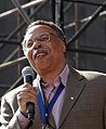 Image 50The former Canadian Parliamentary Poet Laureate George Elliott Clarke (2015) (from Canadian literature)