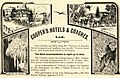 Advertisement for the hotel and excursions to Jenolan Caves in 1909.