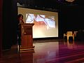 Alison Gaylard of NRVS speaking at the 2014 Brisbane SkeptiCamp