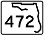State Road 472 marker