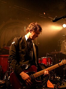 Geir Zahl performing live in Bern with his band Kaizers Orchestra on 24 September 2005