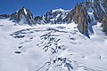 Glacier du Géant on Mount Blanc (on Commons)