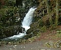 The Rhenass Falls at the top end of the glen