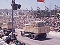 Captured Egyptian vz. 51 at parade in Jerusalem, 1968