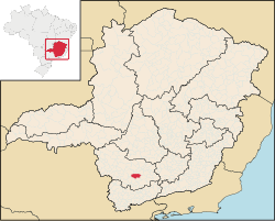 Location of Três Pontas