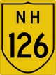 National Highway 126 shield}}