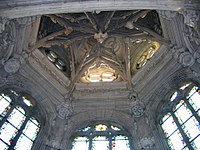 Chapel vault with classicizing decoration, church of Saint-Pierre, Caen, by Hector Sohier (1518–1545)