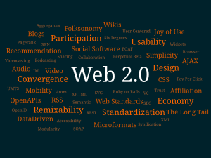 This mind-map sums up some of the memes of Web 2.0