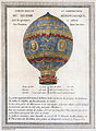 Image 3 First flying machine Artist: Unknown A 1786 depiction of the first hot air balloon to carry humans, built by the Montgolfier brothers of Annonay, France. The flight occurred on 21 November 1783 from the grounds of the Château de la Muette in the western outskirts of Paris. Jean-François Pilâtre de Rozier, a physician, and François Laurent d'Arlandes, an army officer, flew aloft about 3,000 feet (1,000 m) above the city for a distance of 9 kilometres (6 mi), with a total flying time of 25 minutes. More featured pictures