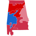 2008 United States presidential election in Alabama by congressional district