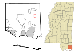Location of Big Point, Mississippi