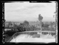 View toward Mount Kenya from the Outspan Hotel in 1936