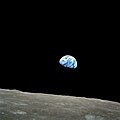 Image 4Earthrise, taken on December 24, 1968 by astronaut William "Bill" Anders during the Apollo 8 space mission. It was the first photograph taken of Earth from lunar orbit. (from 20th century)
