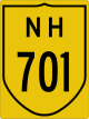 National Highway 701 shield}}