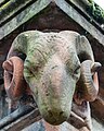 Ram's head at Queensberry monument