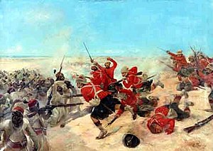 Depiction of the battle of Tel-el-Kebir