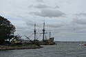 The Mayflower II in Plymouth Harbor, Plymouth MA