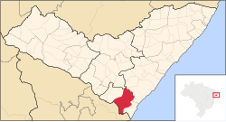 Location in Alagoas state