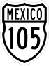 Federal Highway 105 shield