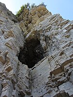 Eagle Cave, which is 41 feet long, 6 to 10 feet high, and contains seagull bones.[27]