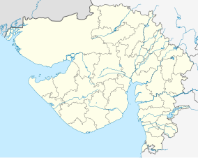 Map showing the location of Khijadiya Bird Sanctuary