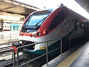 A Leonardo Express train at Roma Termini