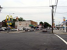 Looking east at Springfield Boulevard in Cambria Heights