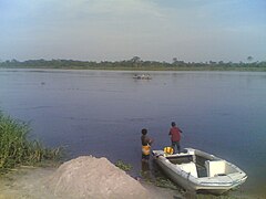 River Kwilu at Bandundu