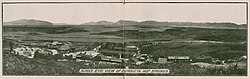 Bird's eye view panorama of Murrieta Mineral Hot Springs, c. 1920