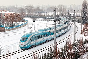 Photograph of high-speed train of the class that was involved in the accident