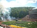 The Mountaineers take the field in 2011.