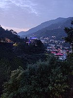 Twilight view of Solan in monsoon from Mohan Park