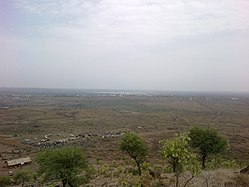 View of Shajapur from Bhairo Dungri