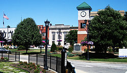 Triangle area of downtown Berea