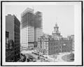 Construction of the Dime Building. August 31, 1912