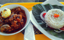 Ofada rice is traditionally in a leaf.[176]