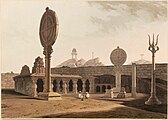 A painting of the temple by Thomas Daniell in 1792.