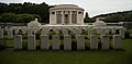 Berks Cemetery Extension and Ploegsteert Memorial to the Missing as seen from the Hyde Park Corner (Royal Berks) Cemetery across the road
