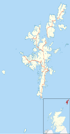 Billister is located in Shetland