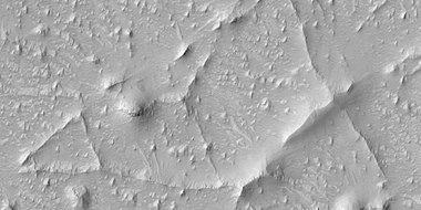 Close view of ridge networks, as seen by HiRISE under HiWish program