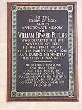 Tablet in St Peter's Guildford