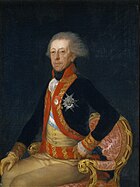 Portrait of Antonio Ricardos was painted by Francisco Goya.