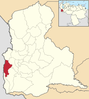 Location in Táchira