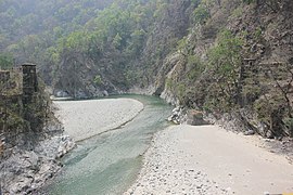 A tributary of Eastern Nayar near Sindudi, Pauri Garhwal
