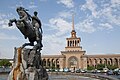 Building of Yerevan railway station